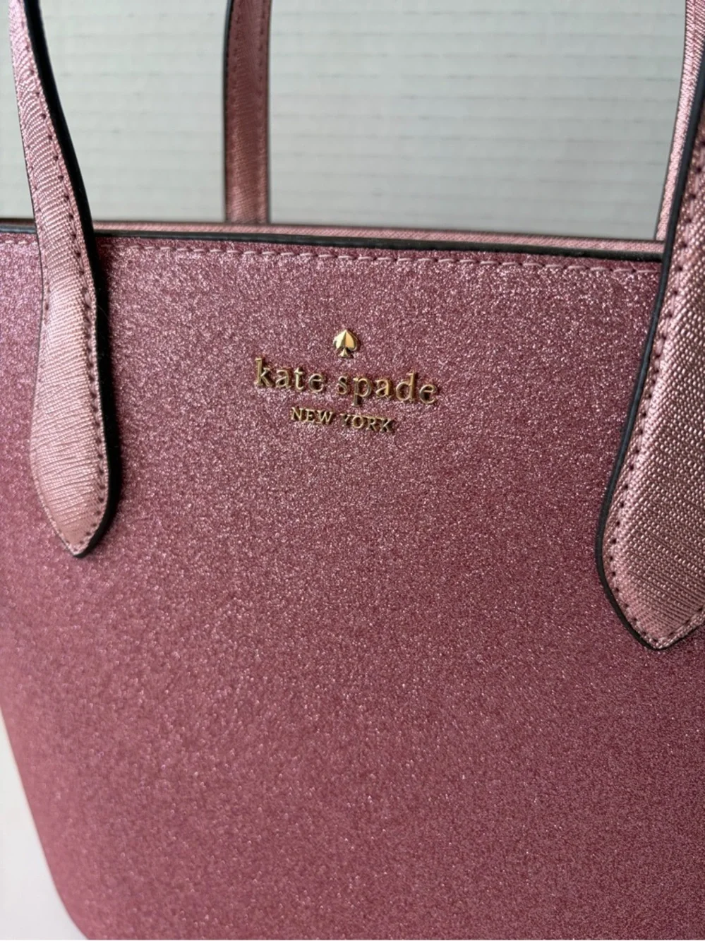 Kate Spade New York Glimmer Small Zip‎ Satchel in Mitten Pink